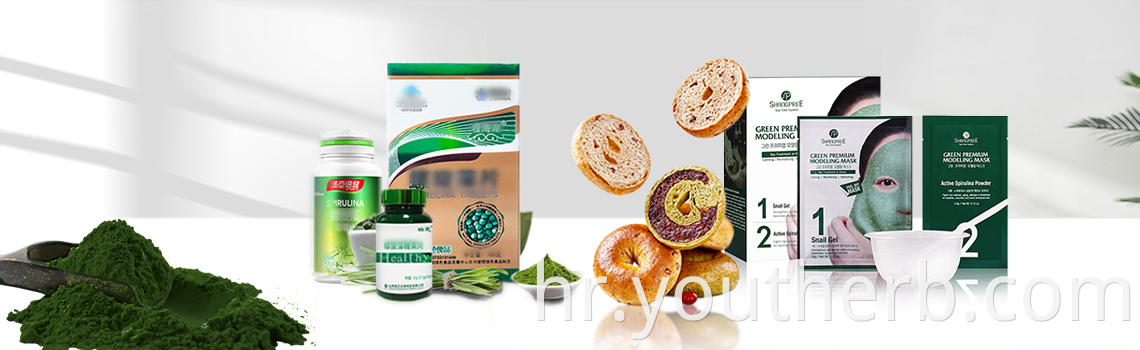 raw organic spirulina powder